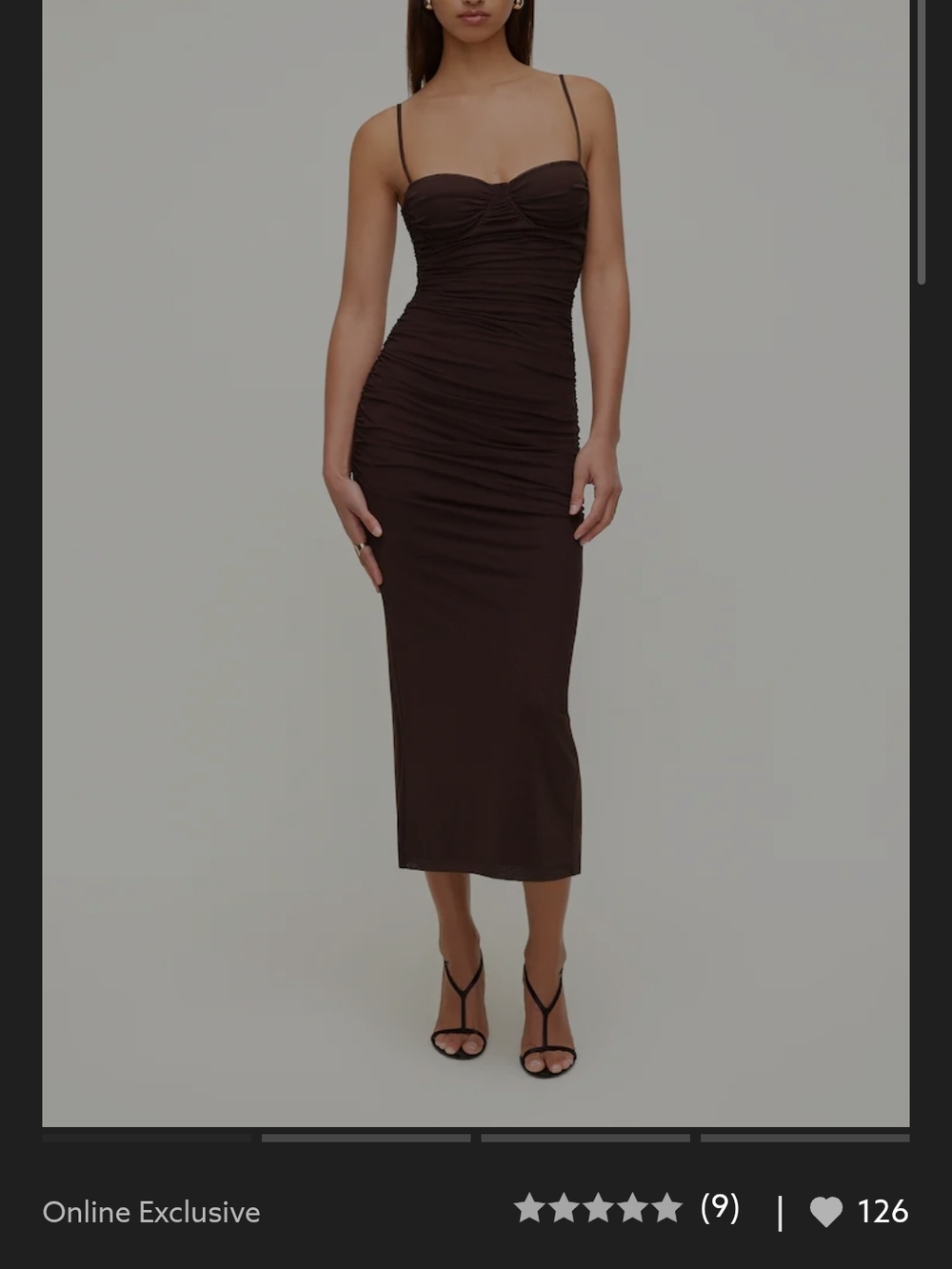 Dynamite Dark Green Spaghetti Strap Maxi Dress - Picture 5 of 5